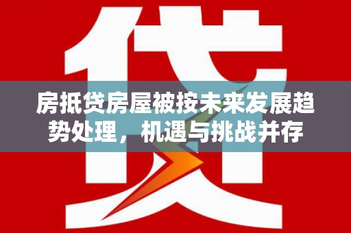 六合房抵贷房屋被按未来发展趋势处理，机遇与挑战并存