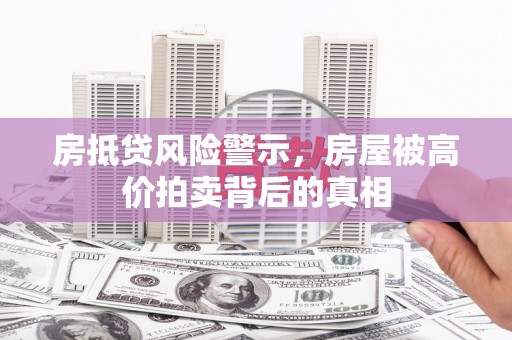 湖西房抵贷风险警示，房屋被高价拍卖背后的真相