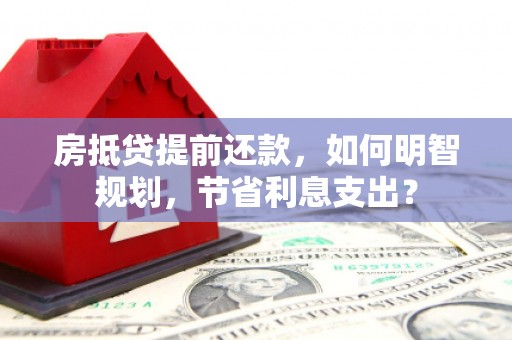 丰滨房抵贷提前还款，如何明智规划，节省利息支出？